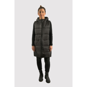 Chaleco para mujer ECOON Barcelona Long Vest - Negro