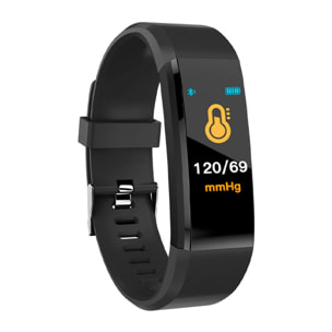 Pulsera de actividad Smartband AT801 - Android y iOS - Bluetooth 4.0 - Pulsómetro, presión sanguínea, calorías, monitorización del sueño