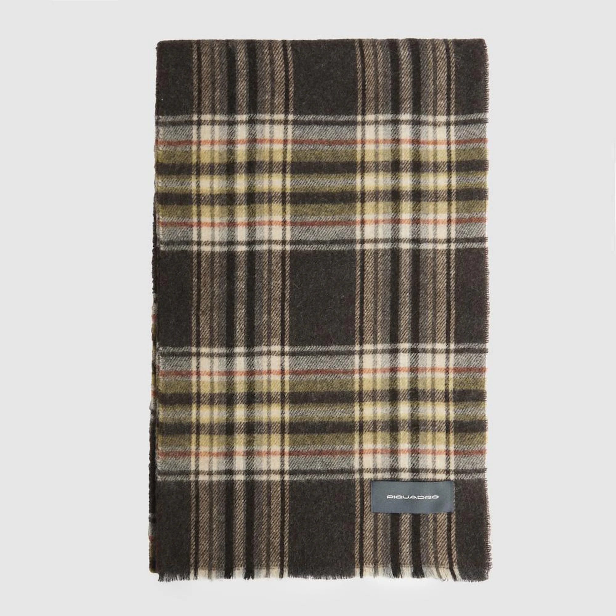 Piquadro Sciarpa con motivo madras check