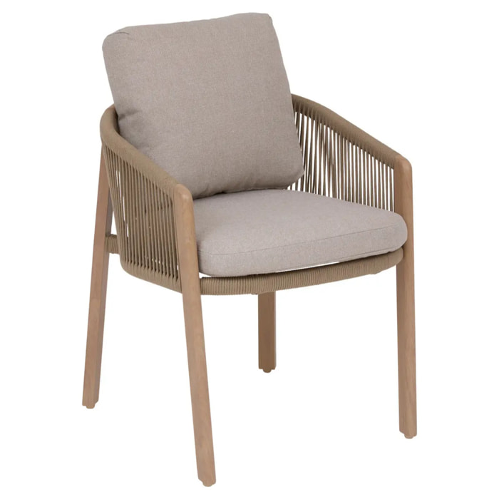 Fauteuil de jardin Nelora beige