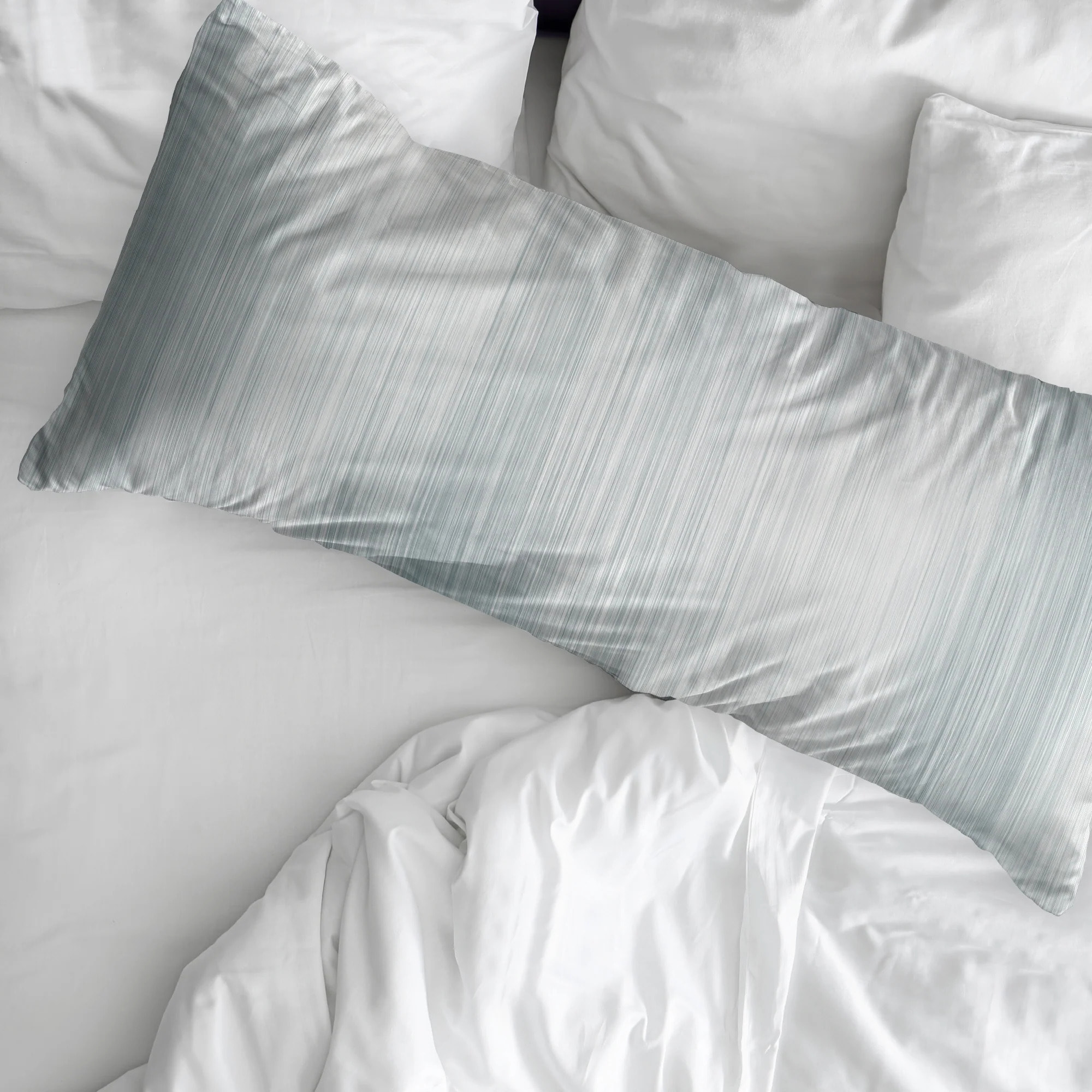 Taie d’oreiller 100 % coton 80 fils Lluc Bleu