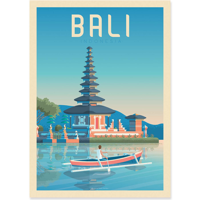 Affiche - Bali - Olahoop Travel Posters