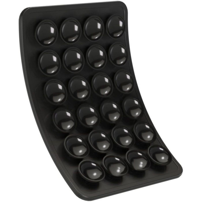 Support smartphone BBC x3 double-face ventousé noir/rose/gris