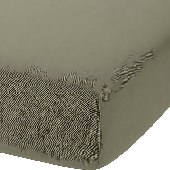 Drap Housse - Bonnet 30cm - 100% Gaze De Coton Romarin