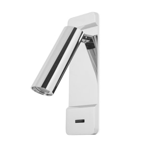 LEDS C4 Luz De Lectura Lire Switch LED 2.2W 2700K Cromo 125Lm