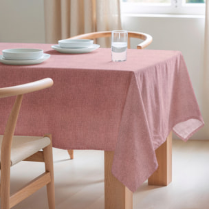 Nappe jacquard unie antitache INDRA ROSA