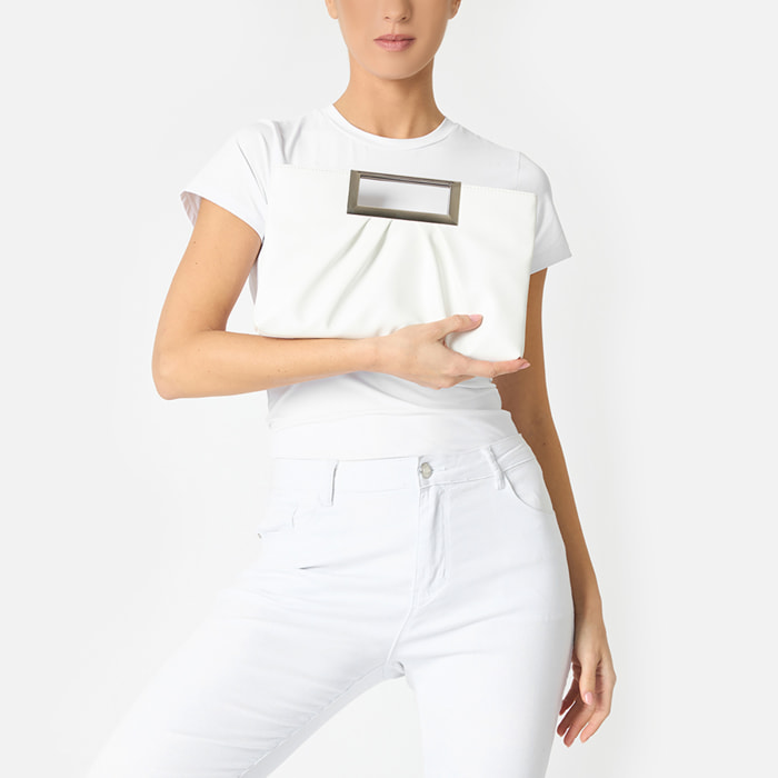 Pochette donna bianca
