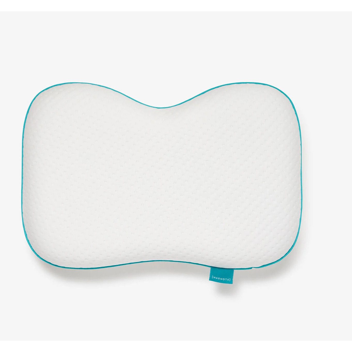 Almohada Cervical Viscoelástica Marmota Ergonómica, Firmeza Alta, para Dormir de Lado o Boca Arriba, Antironquidos y Alivio del Dolor de Cuello