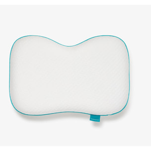 Almohada Cervical Viscoelástica Marmota Ergonómica, Firmeza Alta, para Dormir de Lado o Boca Arriba, Antironquidos y Alivio del Dolor de Cuello