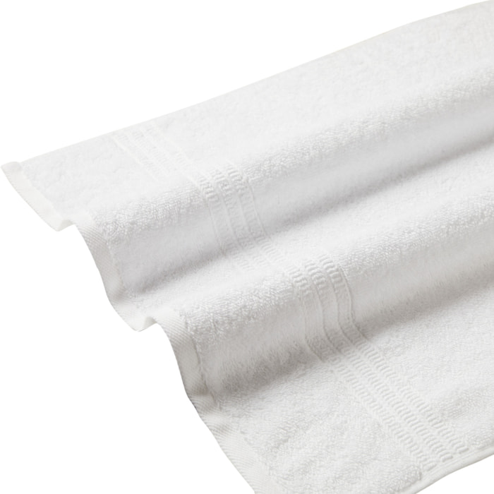 Lot de 6 serviettes éponge coton bio