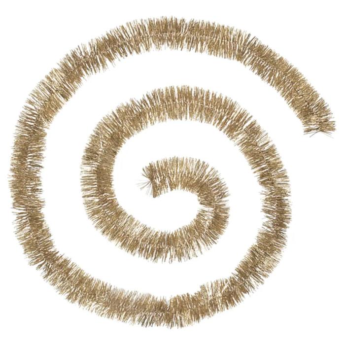 Guirlande holographique brins fins 5cmx2m 4 plis or