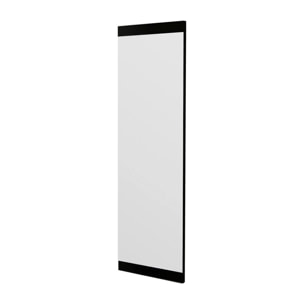 Specchio Dprenn, Specchiera, Articolo d'arredo a muro, Decorazione con specchio, 40x2h120 cm, Nero