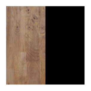 Mesa de centro elevable Loft Roble boreal – Negro