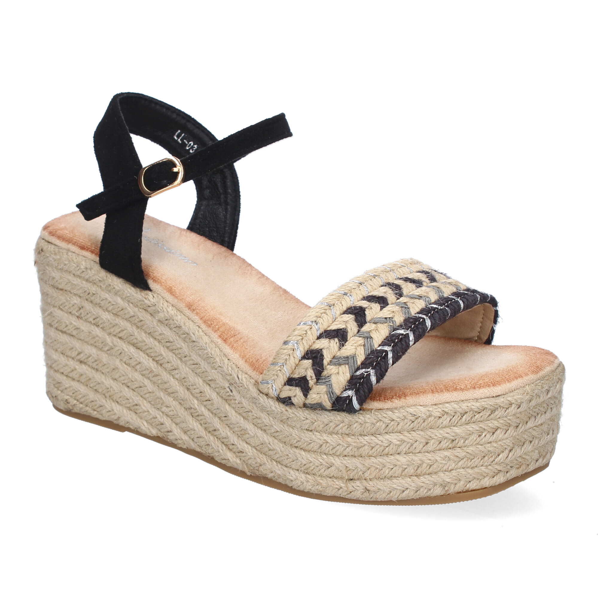 Sandalia de Cuña de Yute para Mujer, Comodas y Elegantes, Diseño Moderno