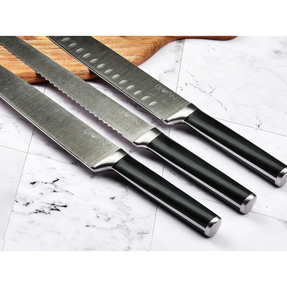 Bloc couteaux de cuisine et couteaux à steak JONA LOVIISA - 14 pièces