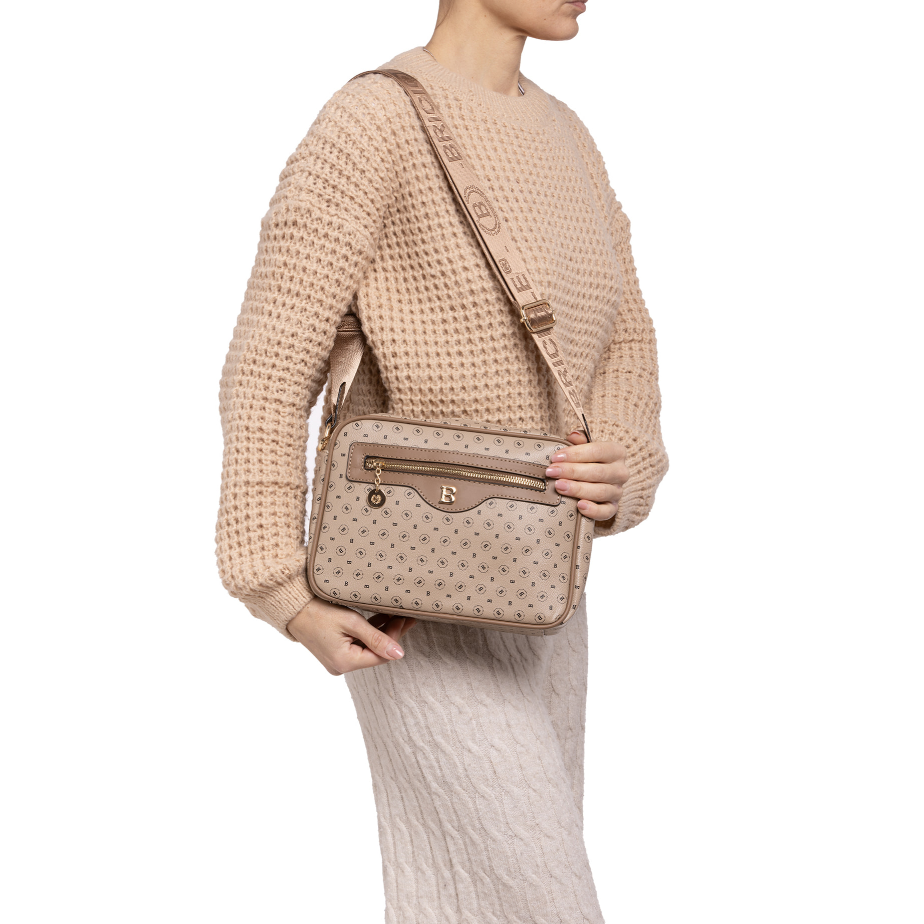 Borsa a tracolla  da donna ecopelle Prodotto Vegano 19x26x9 cm