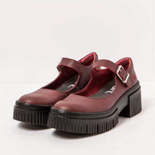 Zapatos con tacón 1373 NAPPA BURDEOS/YORK color Burdeos