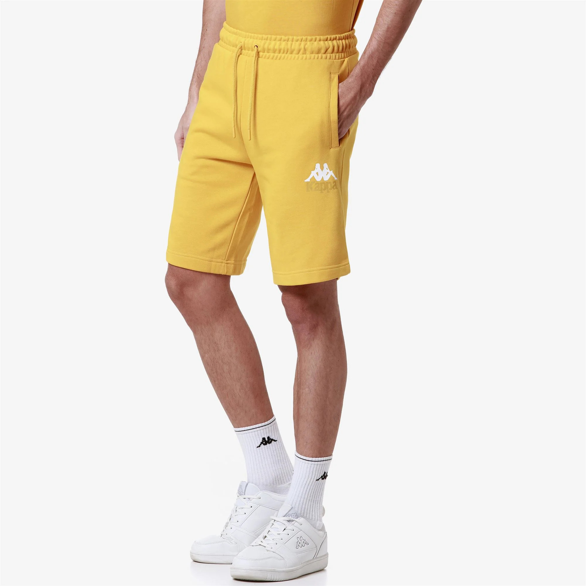 Kappa - Pantaloncini Uomo Giallo - AUTHENTIC UPPSALA 2