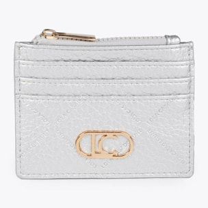 Portatessere monogramma a rombi