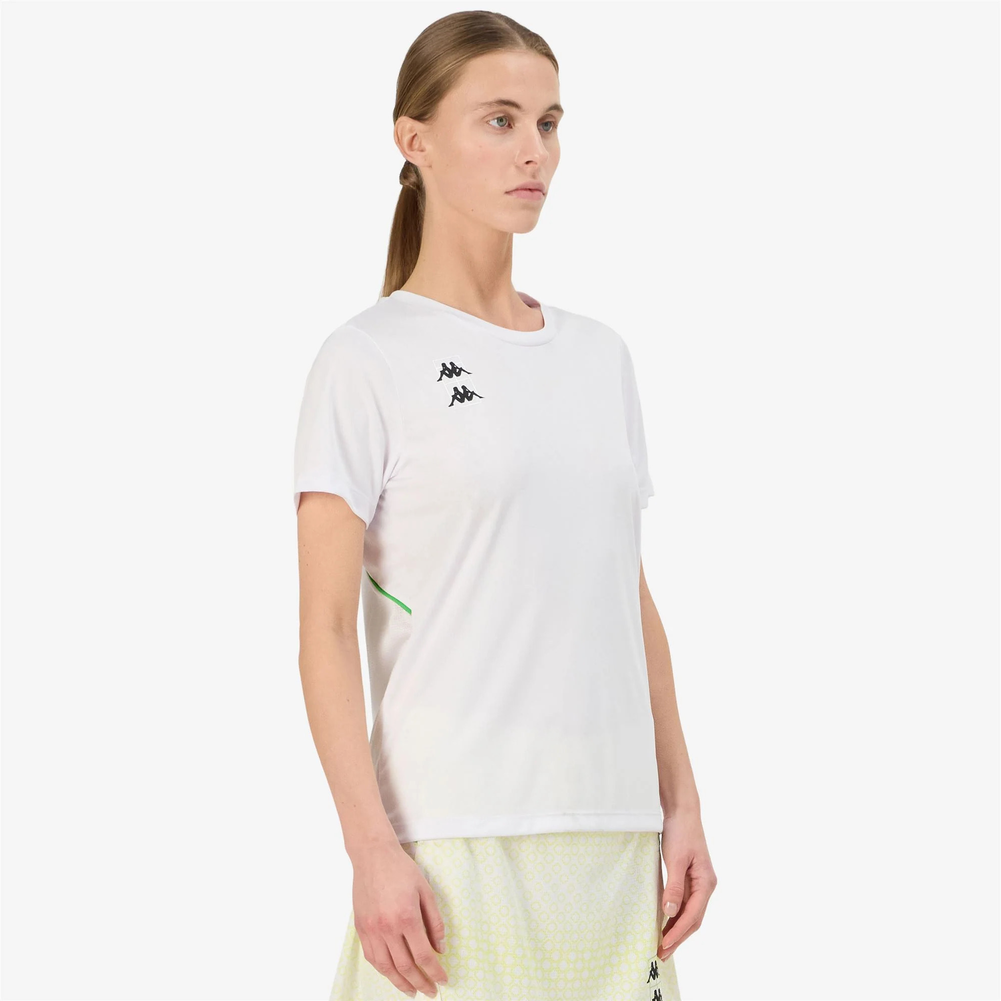 Kappa - Camisetas de juego Mujer Blanco - Kombat Padel Fitasi