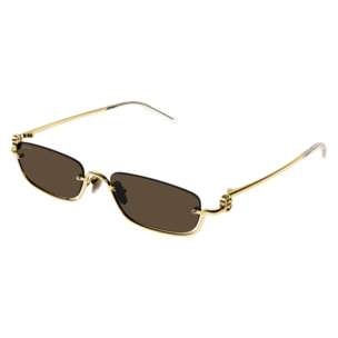Gafas de Sol Gucci GG1278S-001 de Metal Unisex 55 mm