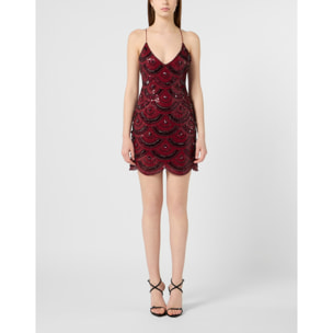 PHILIPP PLEIN Mini Dress Shiny Waves