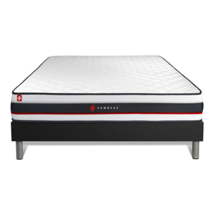 Ensemble matelas FORM + sommier kit noir