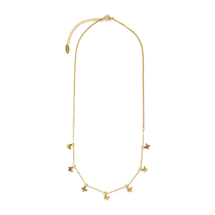 Collar acabado en oro amarillo de 18k
