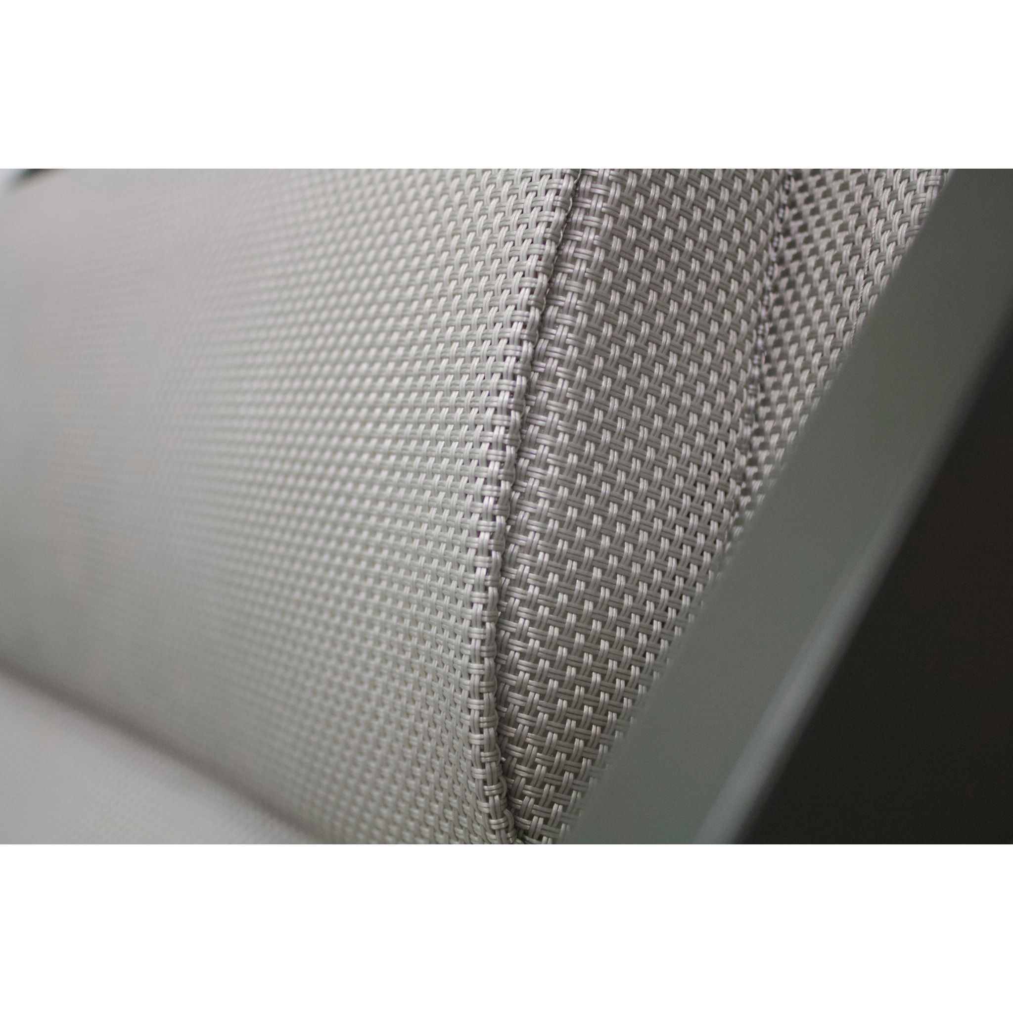 JULIA - Lot de 2 chiliennes de jardin en toile plastifiée et aluminium