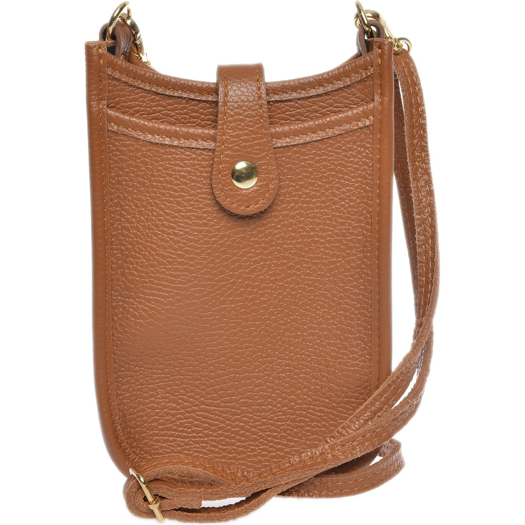 Borsa a spalla Anna Luchini Cammello