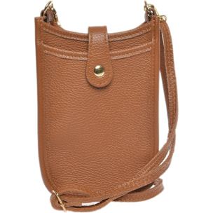 Borsa a spalla Anna Luchini Cammello