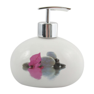 Ensemble 3 accessoires de salle de bain Céramique JAVA BORNEO Blanc MSV