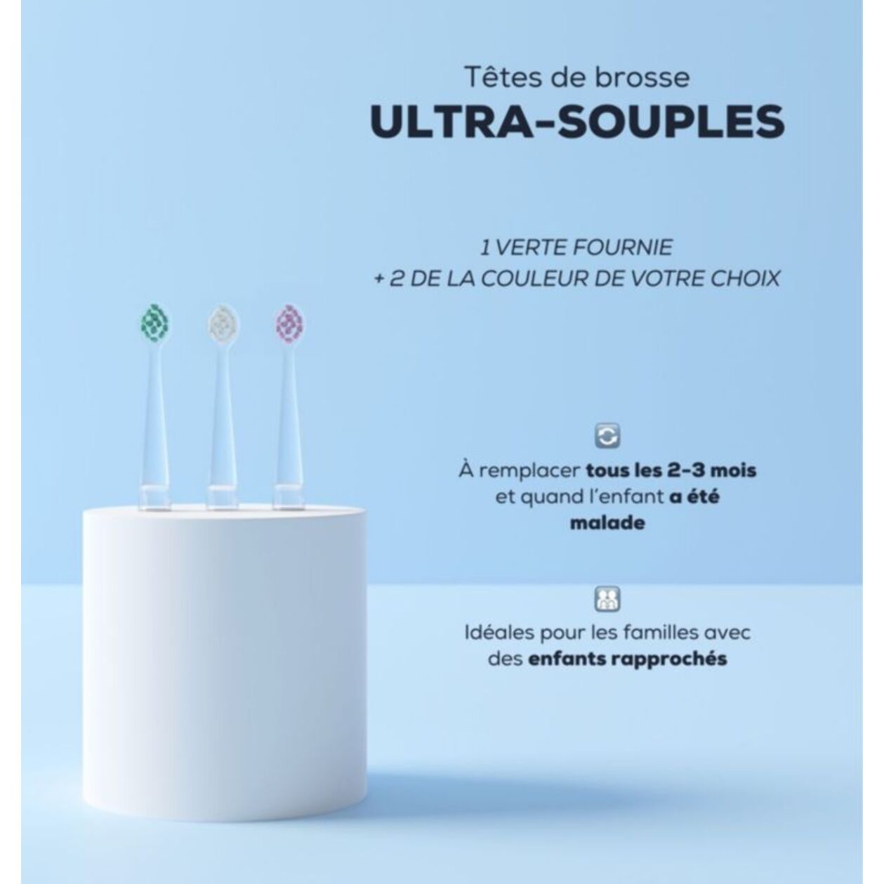 Brosse à dents électrique NEOPULSE bébé NEOBABY
