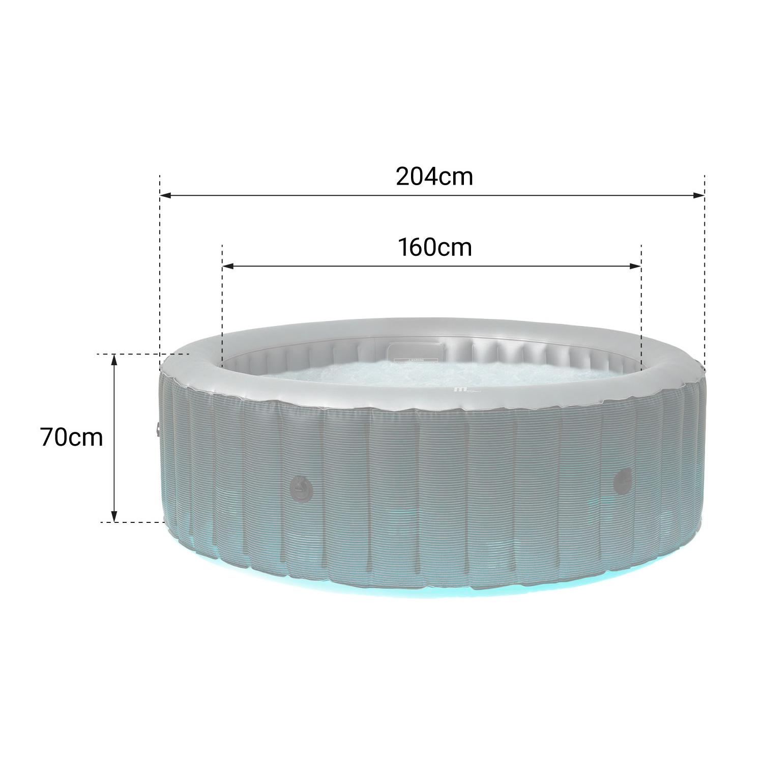 MSPA - Spa gonflable rond STARRY LED - 6 places