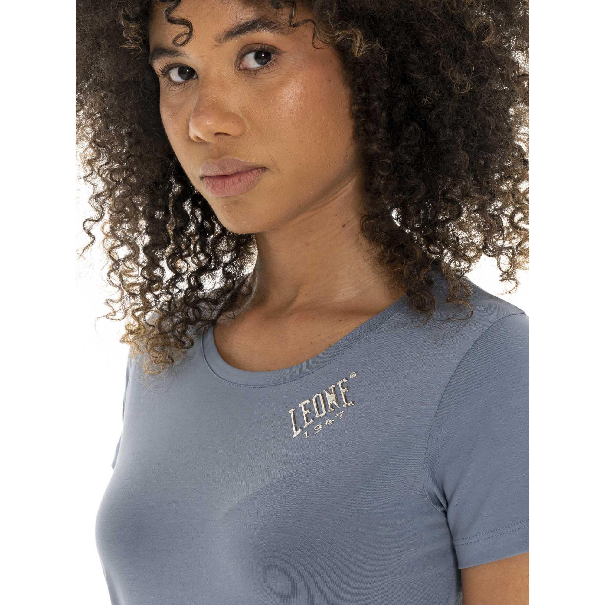 Camiseta de mujer Leone Azul de manga corta
