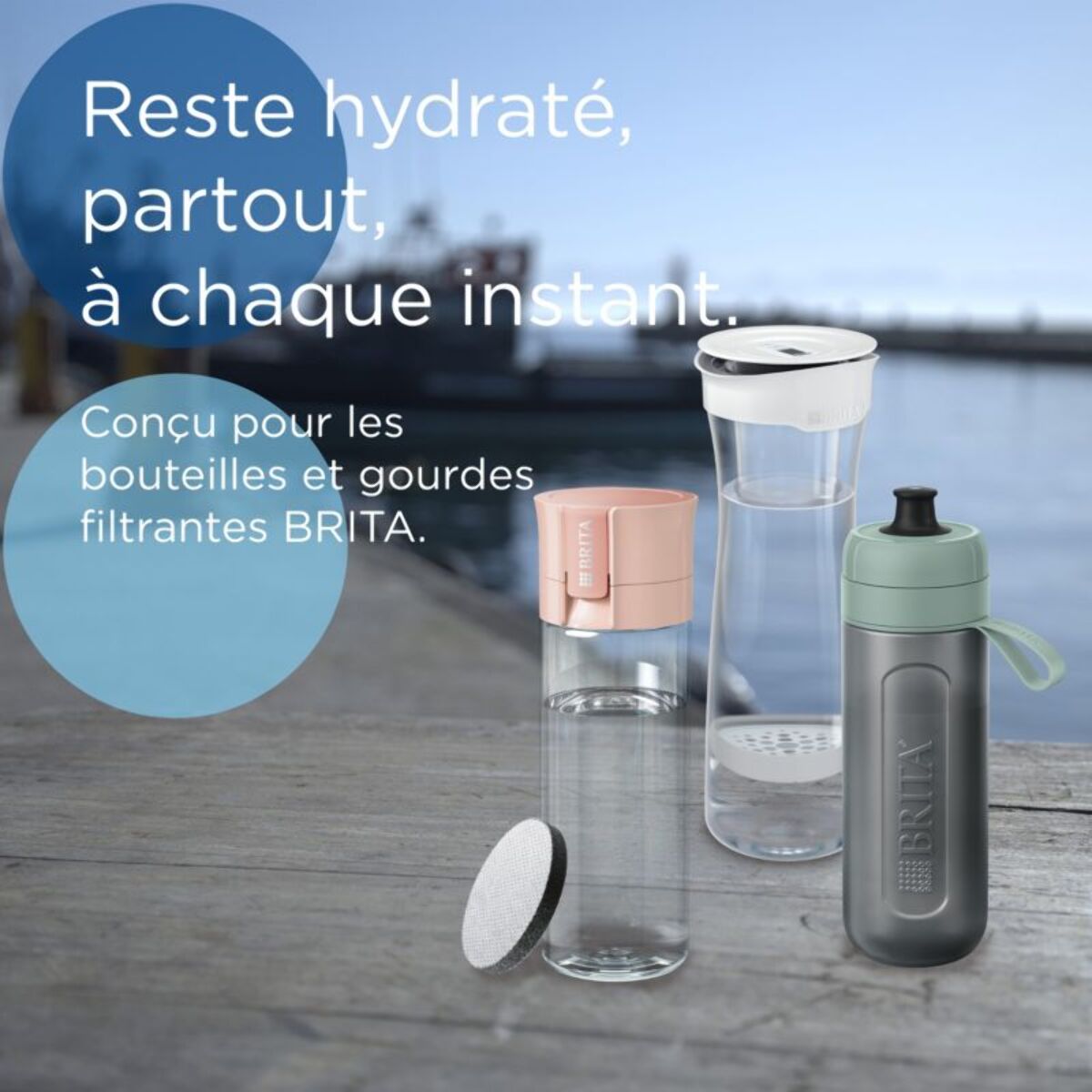 Cartouche filtrante BRITA 3 disques pour Fill&Serve