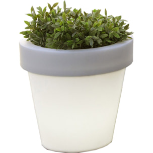 Tomasucci  Vaso luminoso per esterno / interno BELL 60  - NEW GARDEN bianco