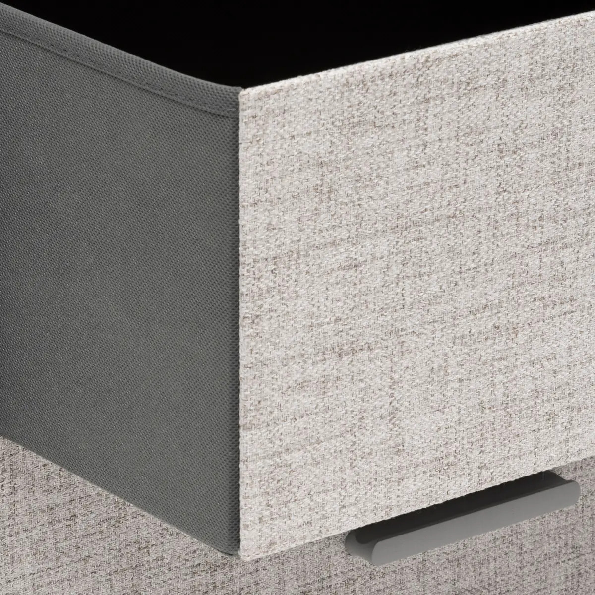 Commode 6 tiroirs Granite gris