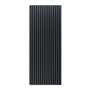 Beethoven - Set di 4 pannelli fonoassorbenti decorativi in legno 150x60 cm, nero