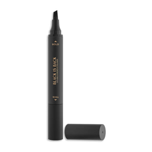 BLACK IS BACK – DOUBLE ENDED EYELINER Eyeliner nero a doppia punta in penna