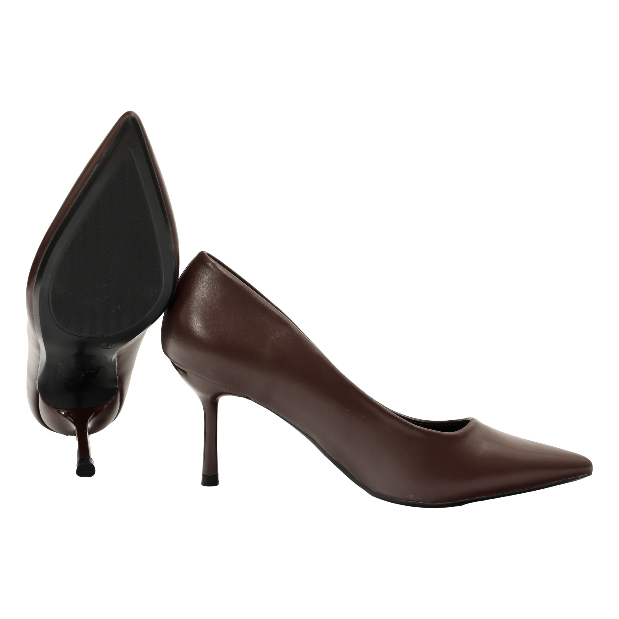 Decolletè in simil pelle