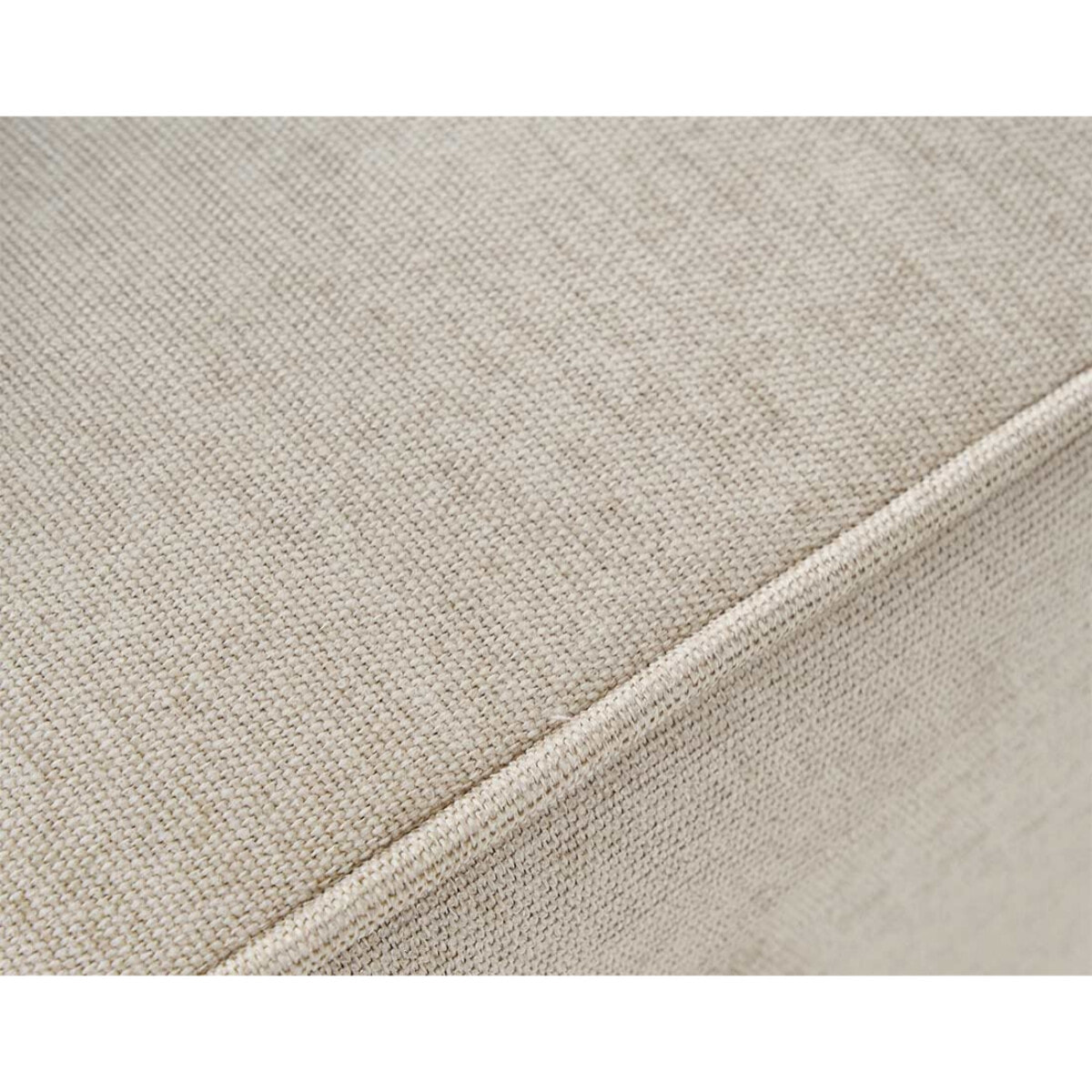 Topaze - canapé panoramique - 7 places - convertible avec coffre - en tissu - Beige
