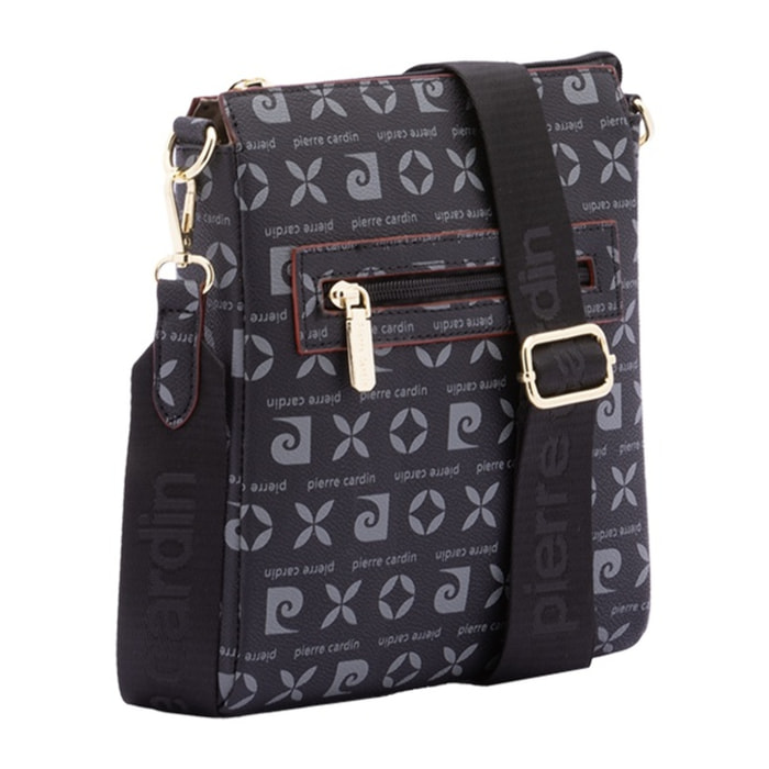Borsa a tracolla da uomo - Modello Volker - Ecopelle e poliestere - 24.0 x 21.0 x 4.0 cm