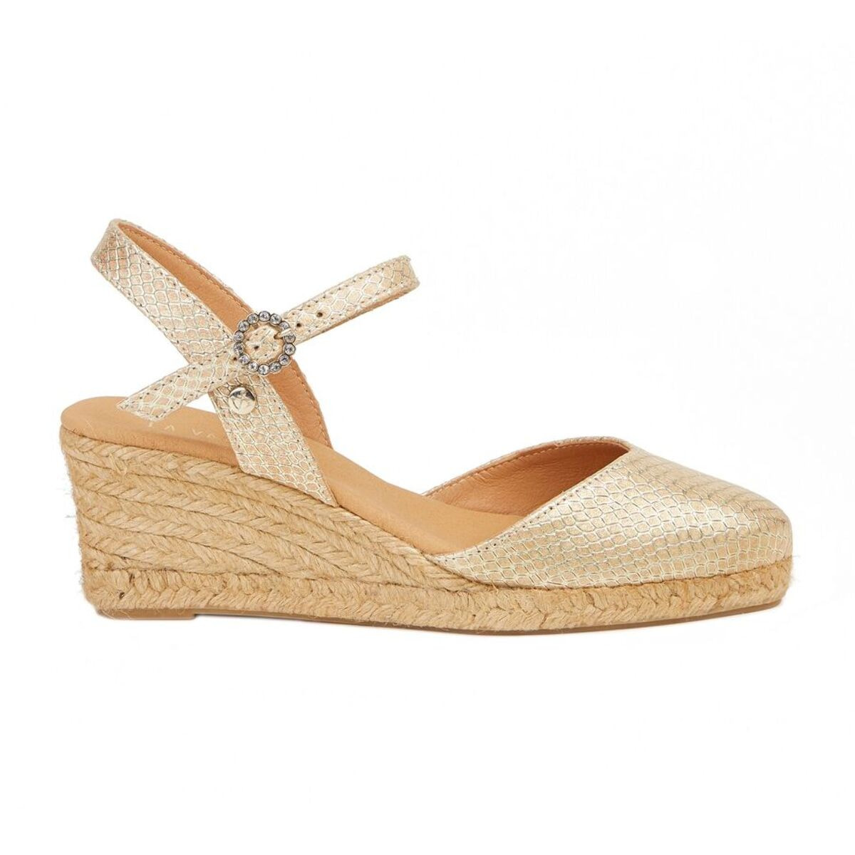 Sandalias de Cuña para Mujer - LA VALETA DIANA Oro