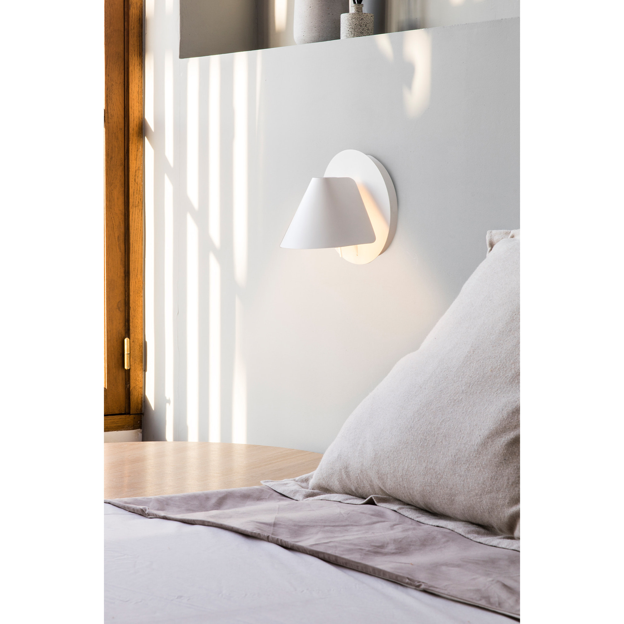 NOON Lampe applique blanche