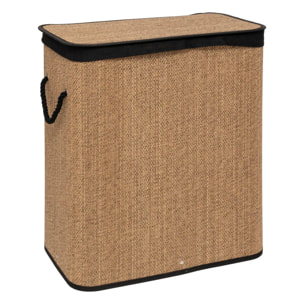 Panier à linge en bambou 100L