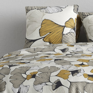 Parure housse de couette imprimé 100% coton - arom