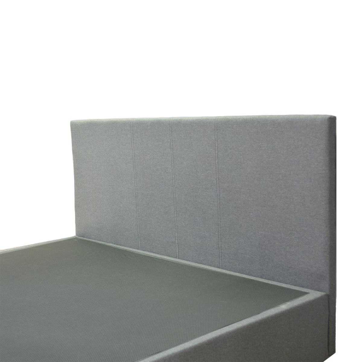 Lit tissu gris fonce | Modele Colisee Tissu