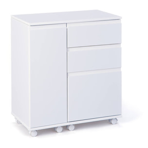 Armadio/scrivania estensibile, 66 x 36 x 72, Bianco