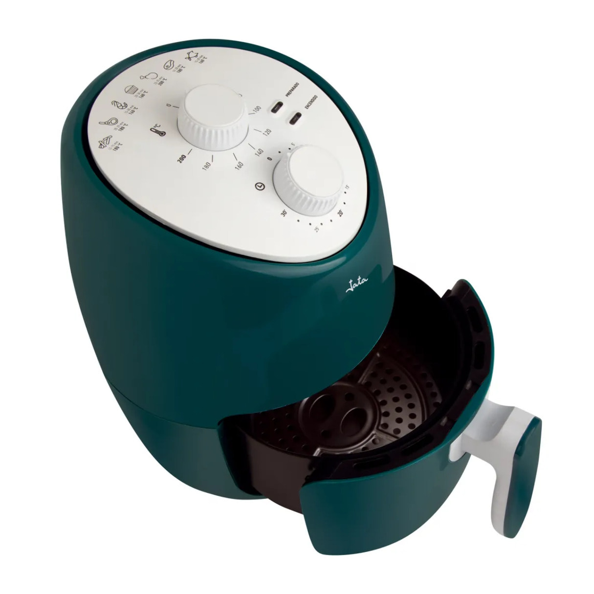 Freidora de aire JATA JEFR5392 de 2 litros. Temperatura hasta 200º. Con temporizador